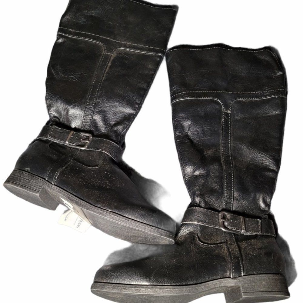 Croft & Barrow Womens Annie Riding Boots Size 8 W